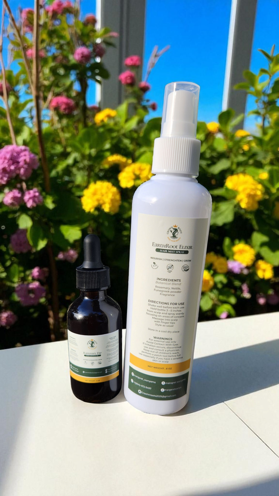 Hair Growth Oil and Hair mist